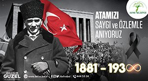 Atatürk&#039;ün Ölümünün 84. Yıl Dönümü
